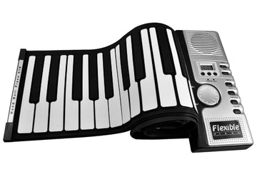 AGPtek 61 Keys Roll Up Soft Keyboard Piano, MIDI Electronic Portable Keyboard Piano - Imported from UK